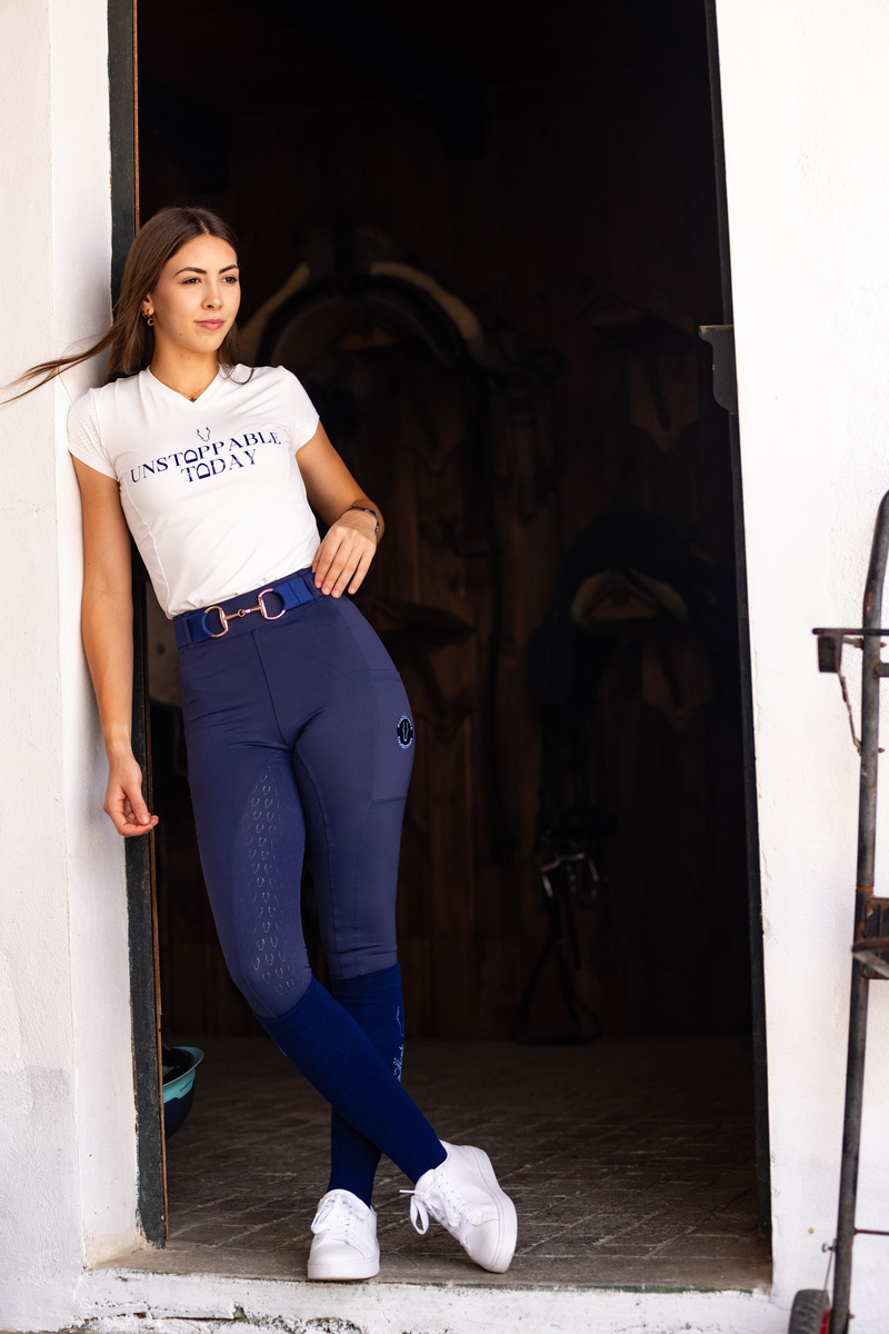 Leggings ecuestres azulPerformance