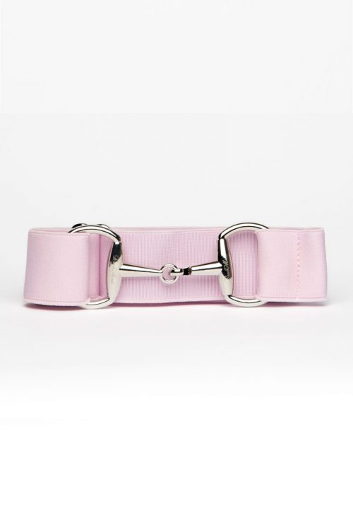 Cinturon ecuestre en rosa con detalles ecuestres Brilli bracomonte equestrain